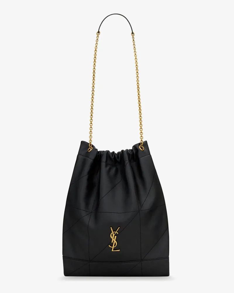 Saint Laurent Jamie Pochon leather shoulder bag -  - gender_Woman Black
