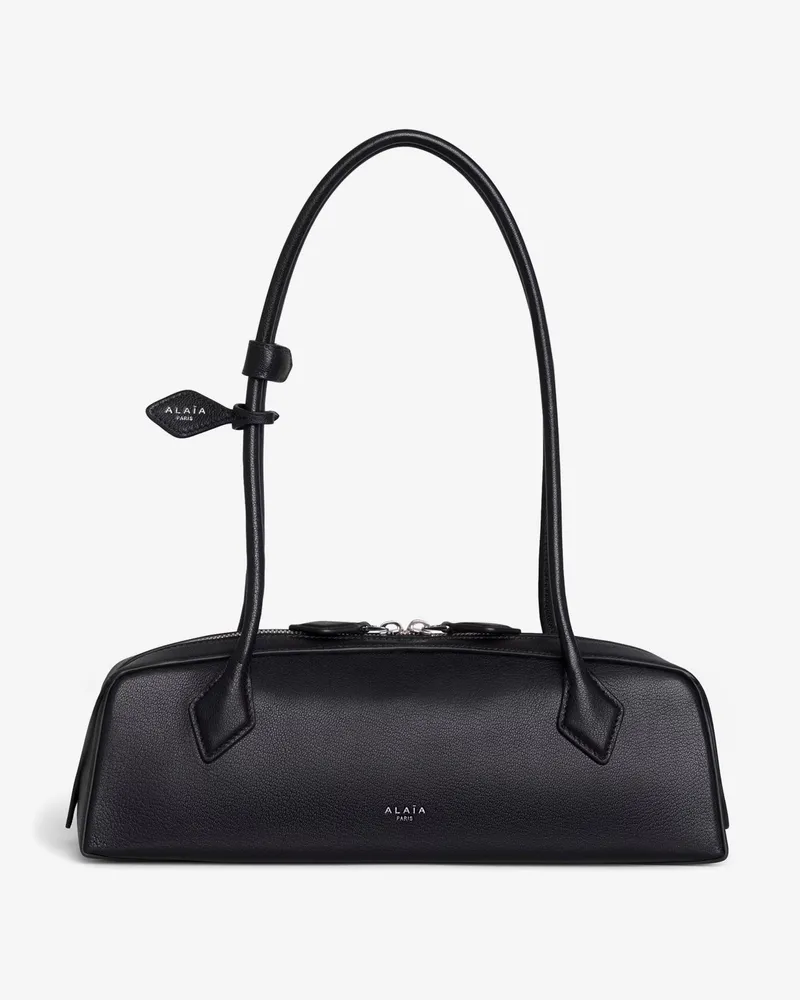 Alaïa Le Teckel Medium leather shoulder bag -  - gender_Woman Black