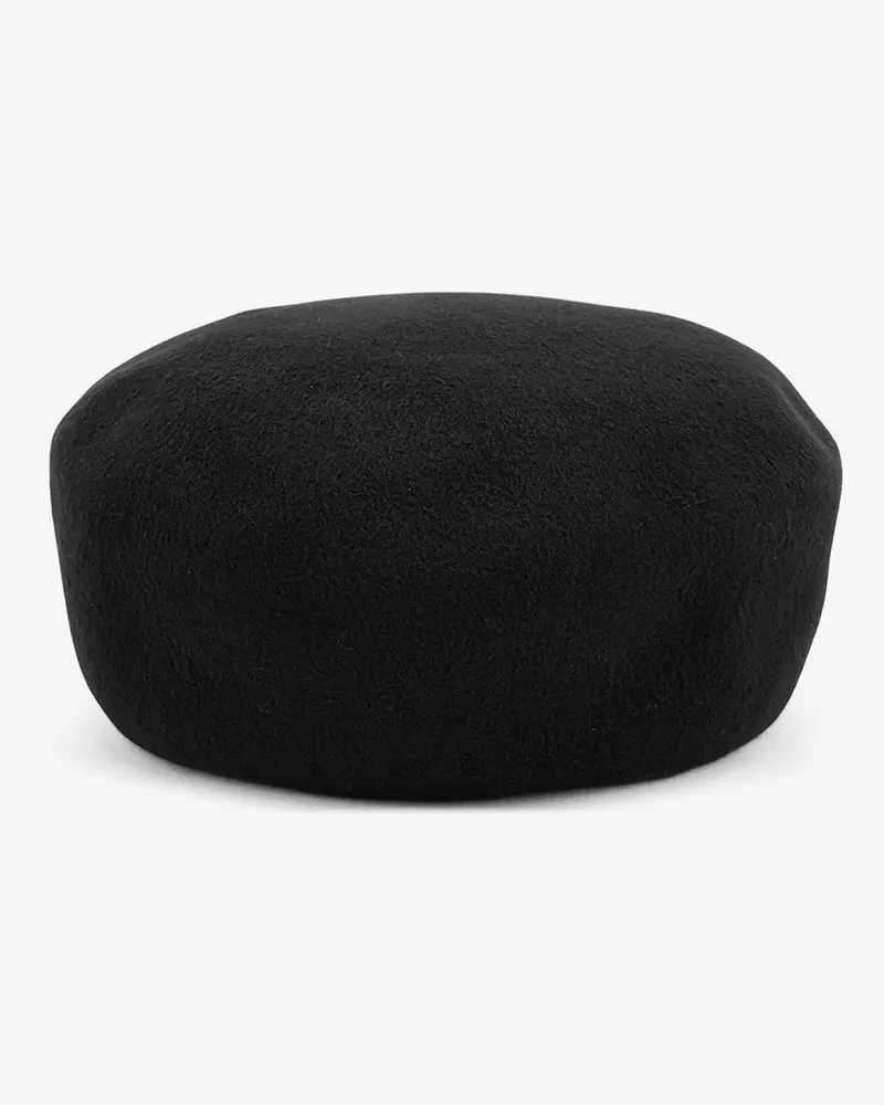 FRANKIE Shop Noxley Pillbox wool beret -  - gender_Woman Black