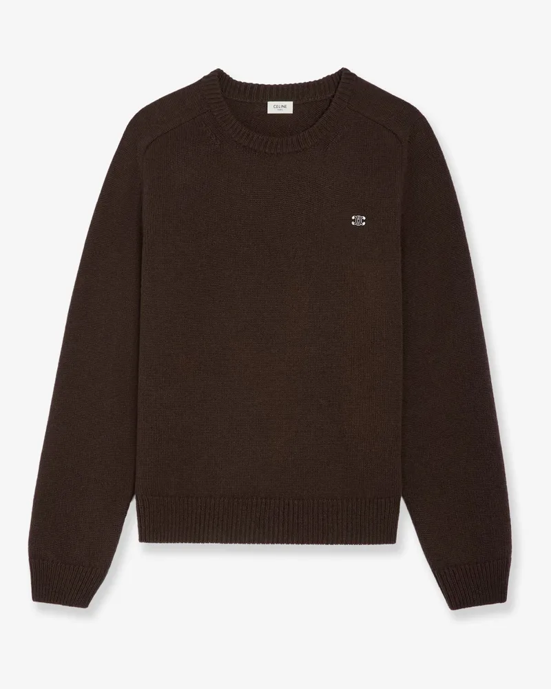 Celine Wool and cashmere sweater -  - gender_Man Brown