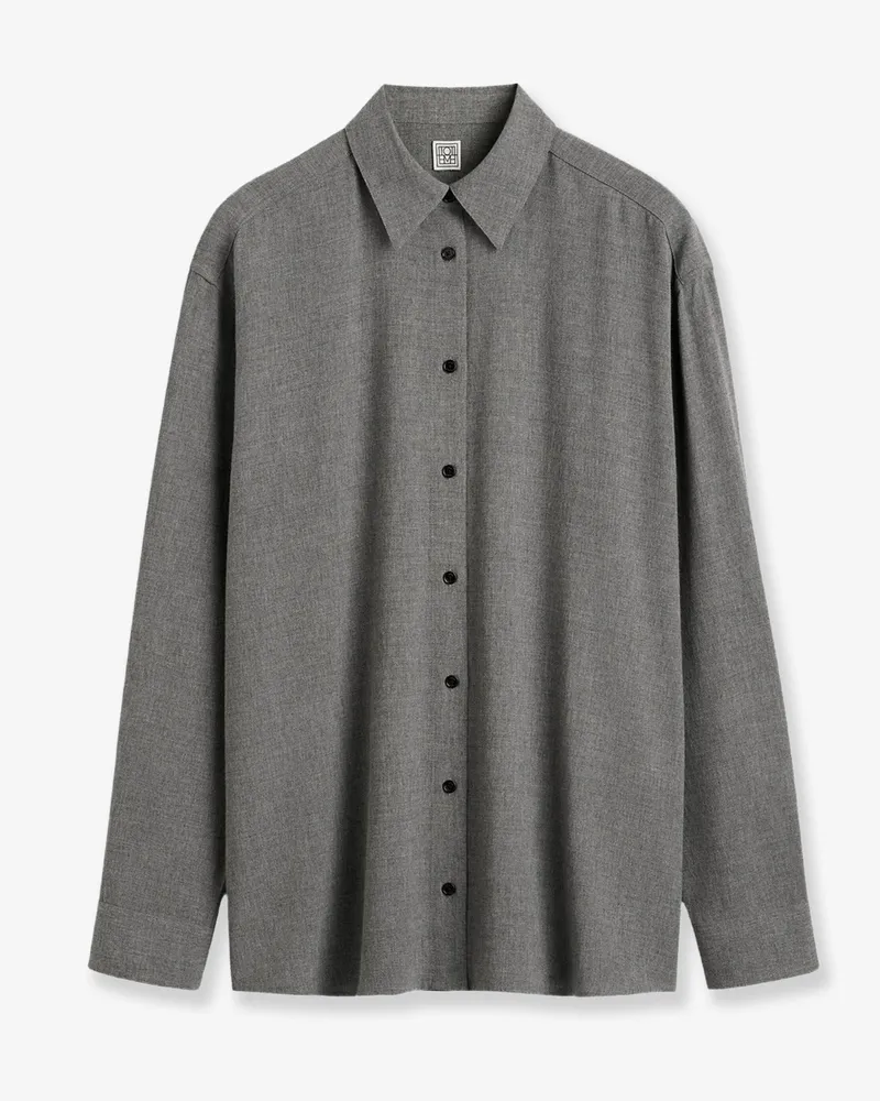 Totême Viscose blend shirt -  - gender_Woman Grey