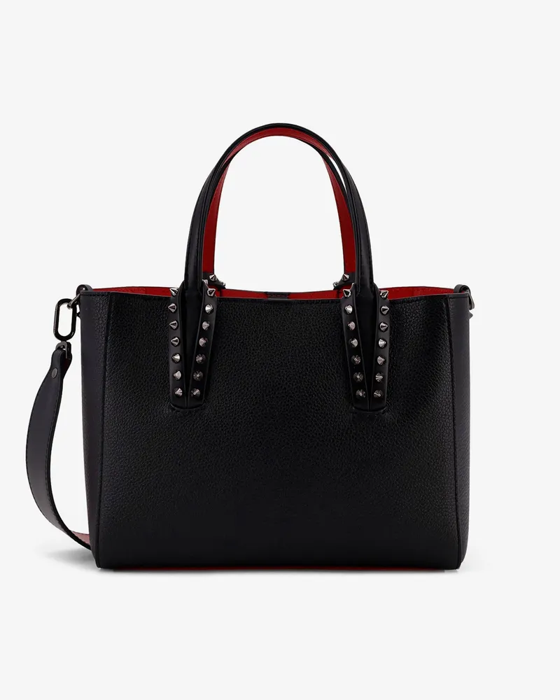 Christian Louboutin Cabata studded leather shoulder bag -  - gender_Woman Black