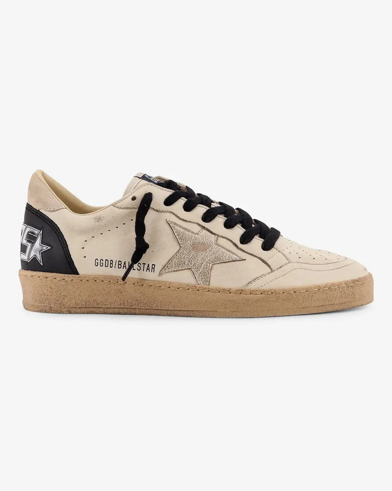 Golden Goose Ball Star leather sneakers -  - gender_Man White