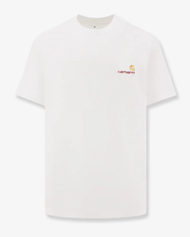 Carhartt WIP S/S American Script organic cotton T-shirt -  - gender_Man White