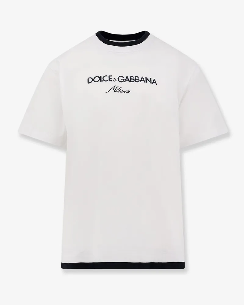 Dolce & Gabbana Cotton T-shirt -  - gender_Man White