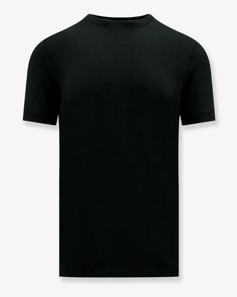 Giorgio Armani Icon stretch viscose t-shirt -  - gender_Man Black
