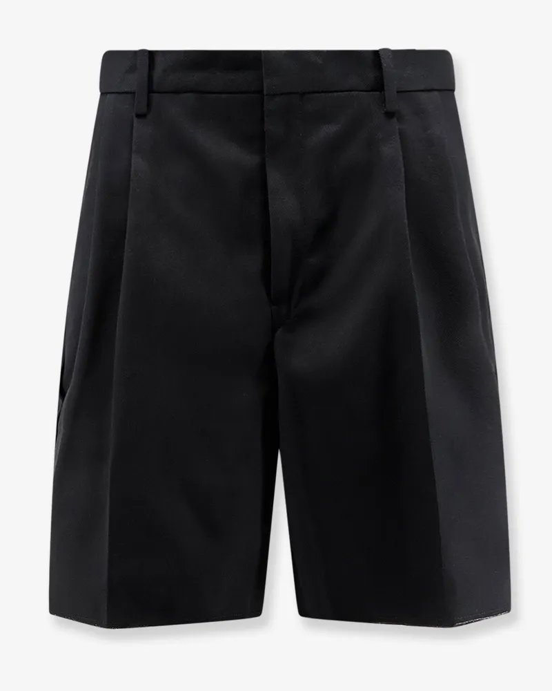 Maison Margiela Cotton blend bermuda shorts -  - gender_Man Black