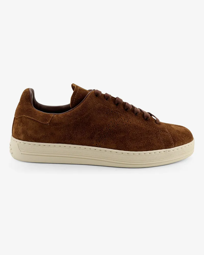 Tom Ford Warwick suede sneakers -  - gender_Man Beige