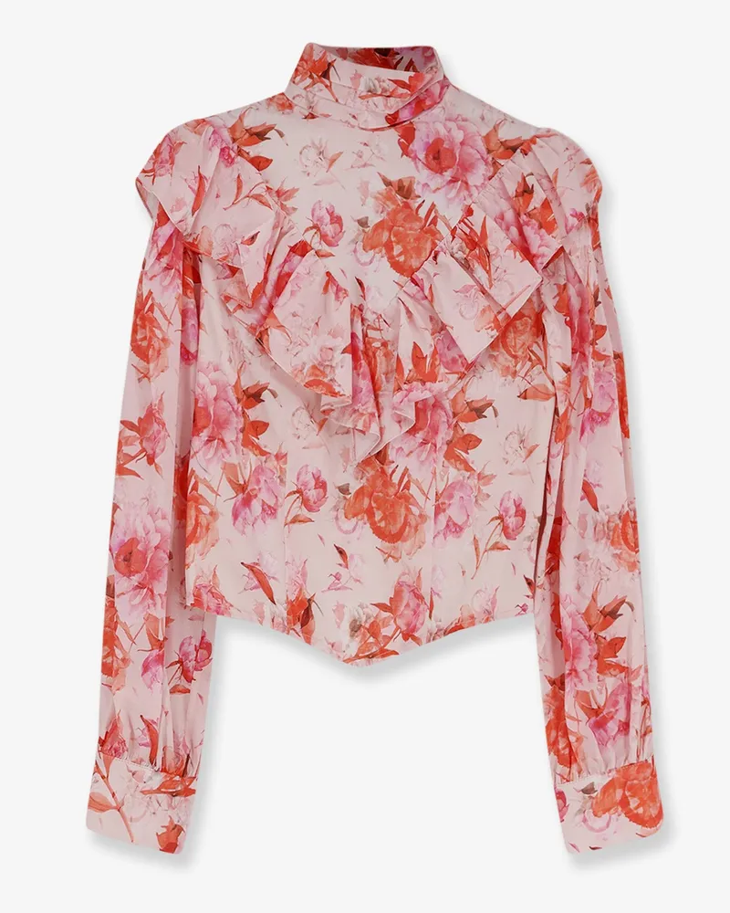 ACTUALEE Printed cotton shirt -  - gender_Woman Red