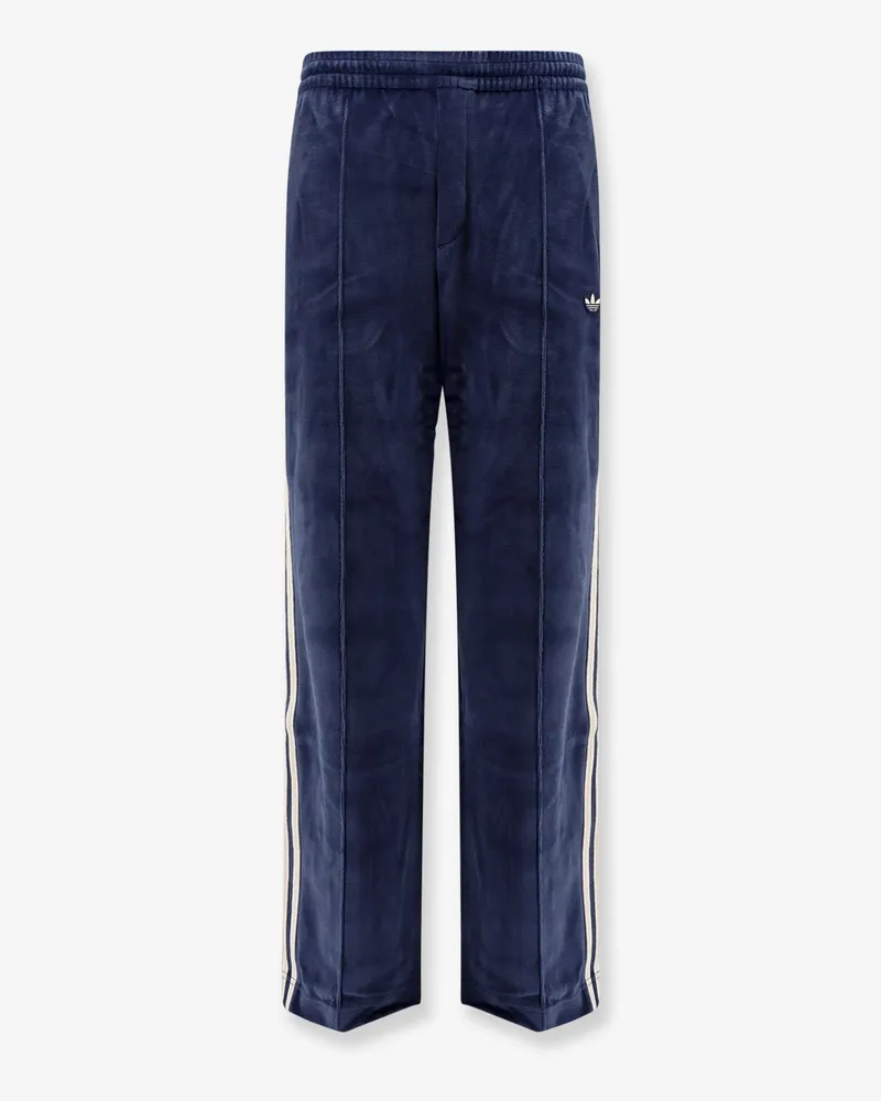 adidas Chenille trousers with iconic side stripes -  - gender_Woman Blue