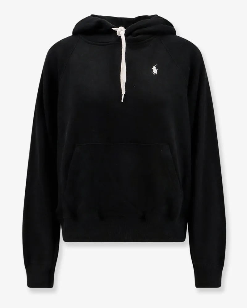 Ralph Lauren Cotton blend sweatshirt with hood -  - gender_Woman Black