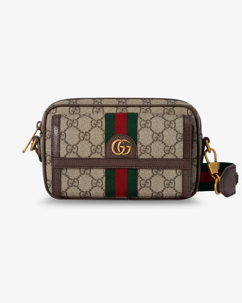 Gucci Ophidia GG fabric crossbody bag -  - gender_Man Beige