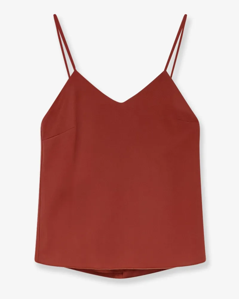 Max Mara Munghia silk top -  - gender_Woman Orange