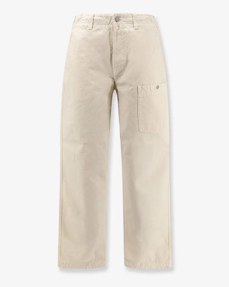 Stone Island Loose cotton trousers -  - gender_Man Beige
