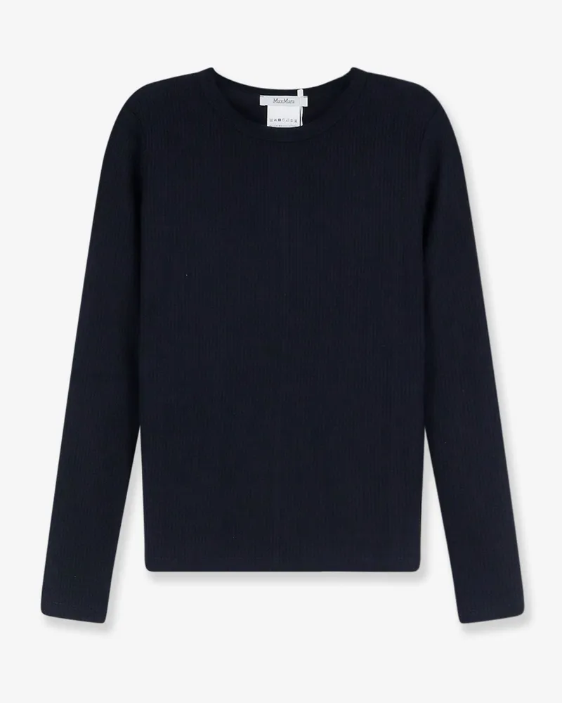 Max Mara Mxmsalmone lyocell and silk t-shirt -  - gender_Woman Blue