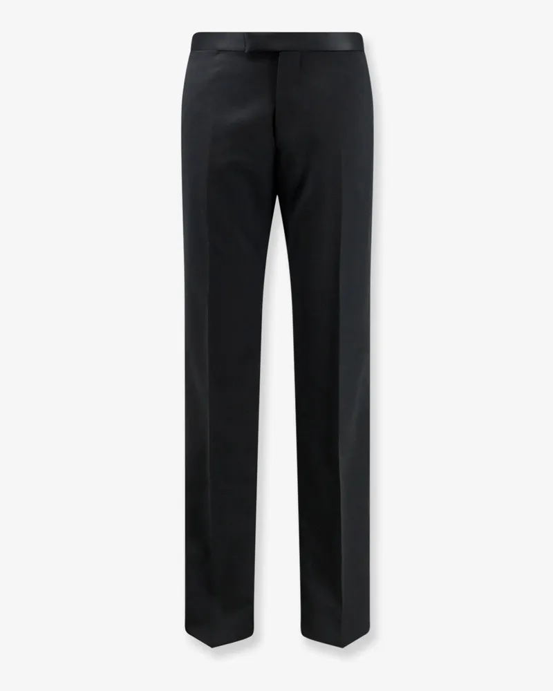 Tagliatore Tuxedo virgin wool trousers -  - gender_Man Black