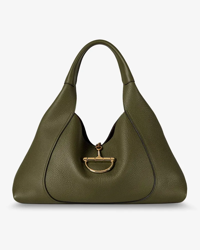 Gucci Softbit leather shouder bag - GUCCI - gender_Woman Green