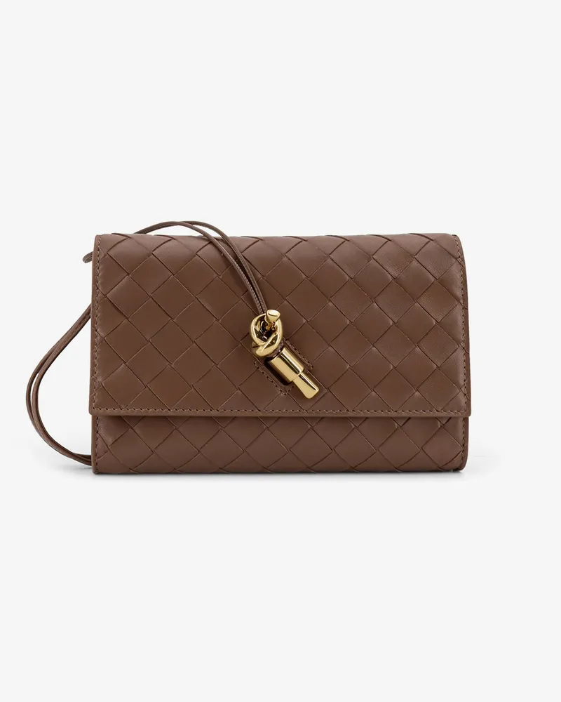 Bottega Veneta Andiamo leather shoulder bag with Intrecciato motif -  - gender_Woman Green