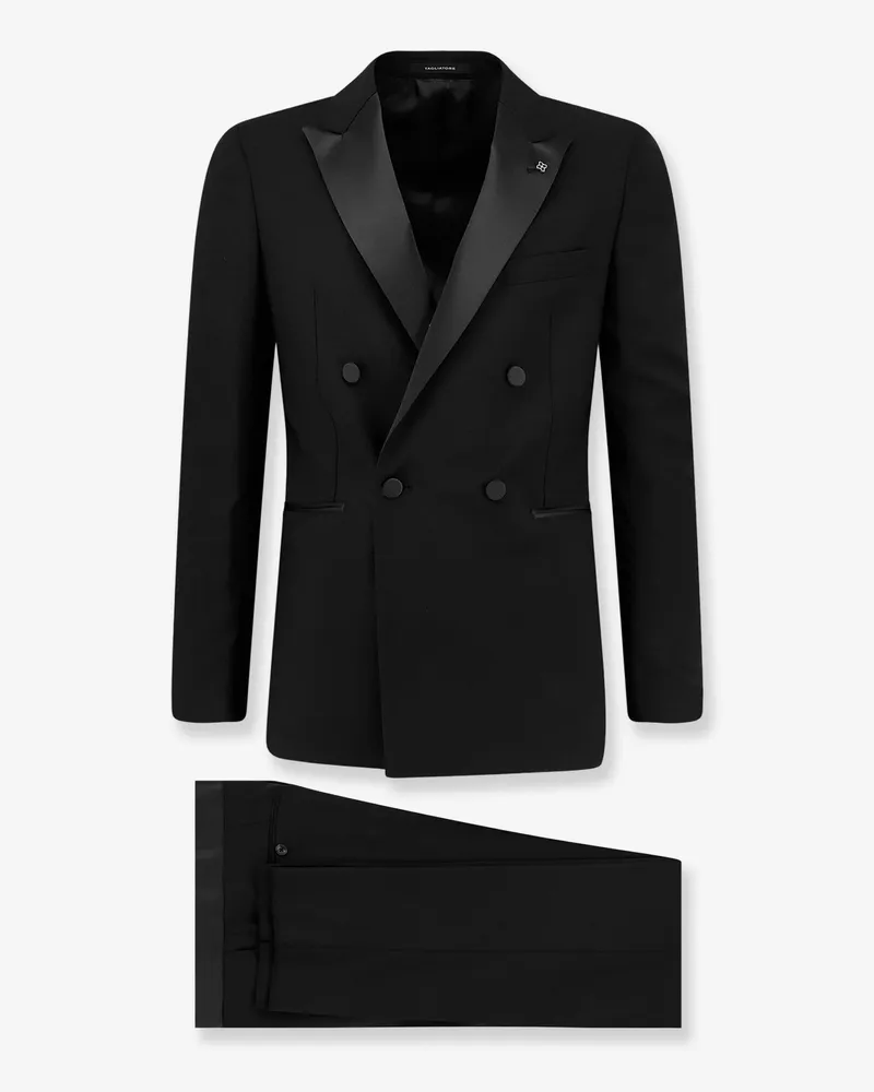 Tagliatore Virgin wool super 110'S tuxedo -  - gender_Man Black