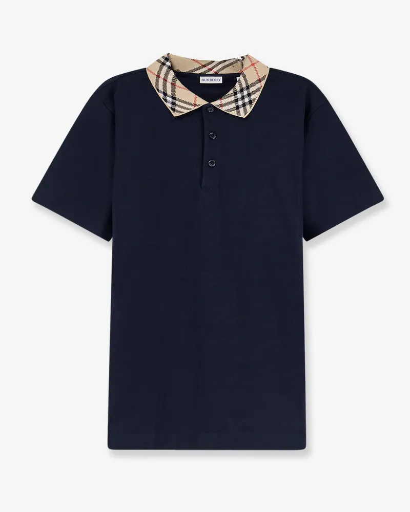 Burberry Cotton polo shirt -  - gender_Man Blue