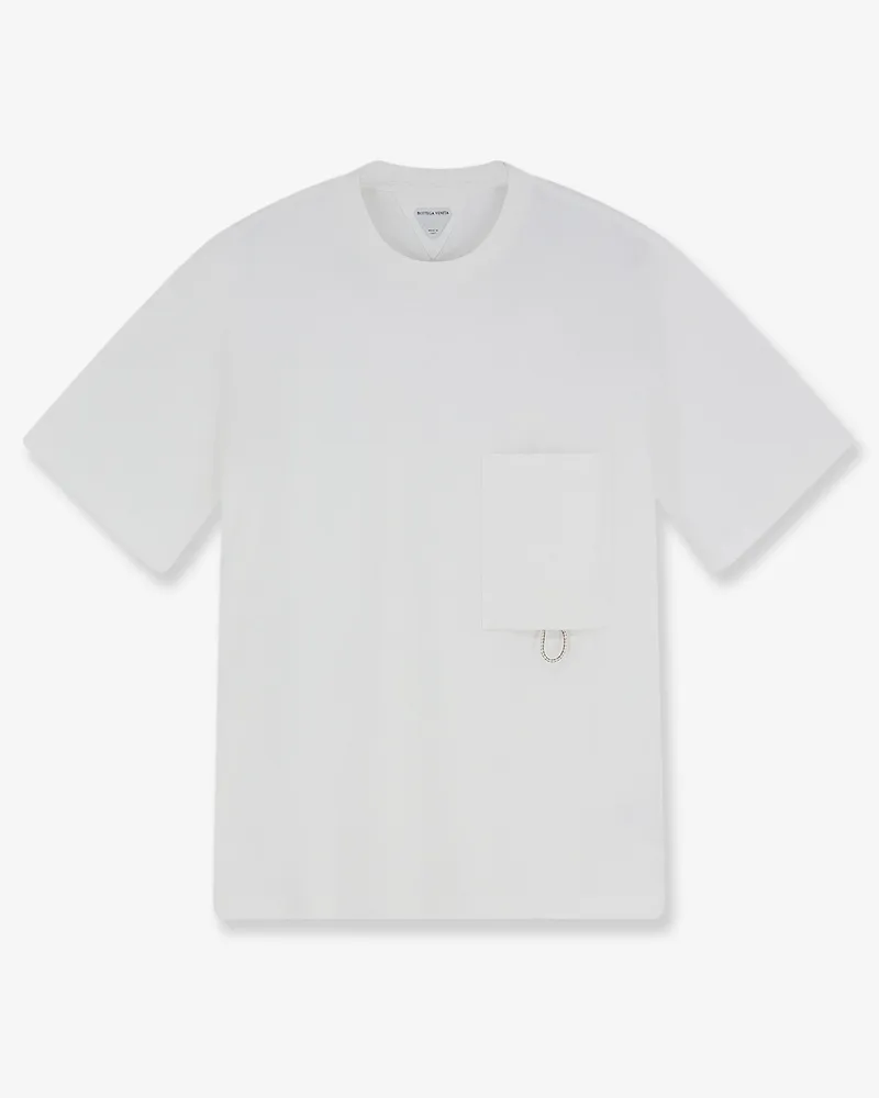 Bottega Veneta Compact Cotton T-Shirt -  - gender_Man White
