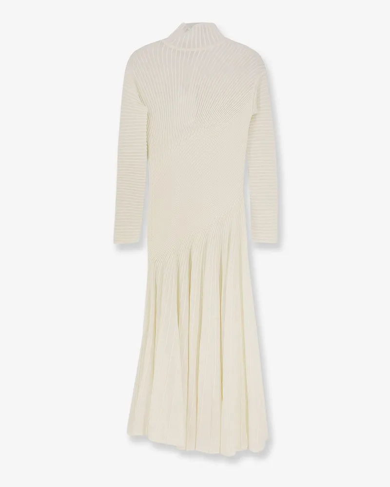 Alaïa Long wool dress -  - gender_Woman Beige