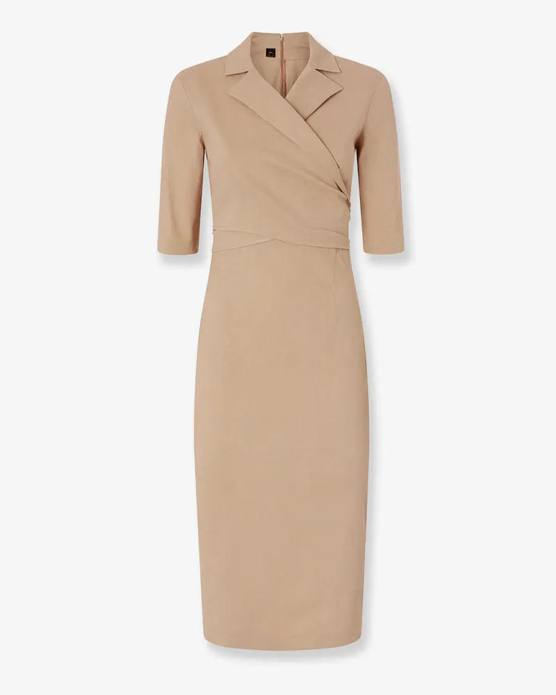 Pinko Allyson stretch linen and viscose dress -  - gender_Woman Beige