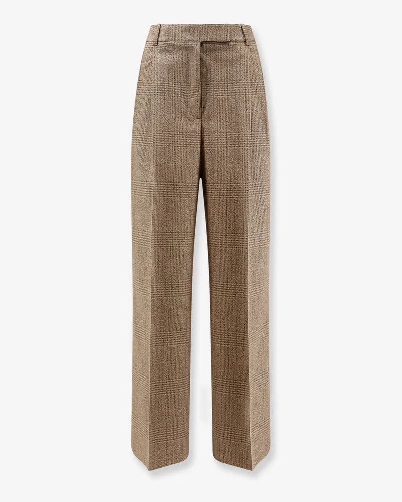 Róhe Tailored Prince of Wales trousers -  - gender_Woman Brown