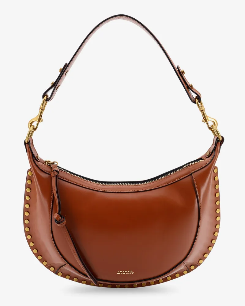 Isabel Marant Naoko leather crossbody bag -  - gender_Woman Brown