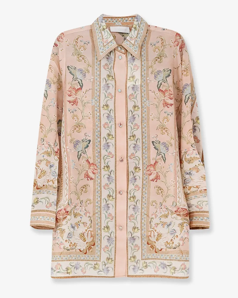 Zimmermann Roselight silk shirt -  - gender_Woman Pink