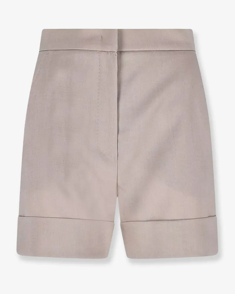 Max Mara Virgin wool, mohair and wool blend bermuda shorts -  - gender_Woman Pink