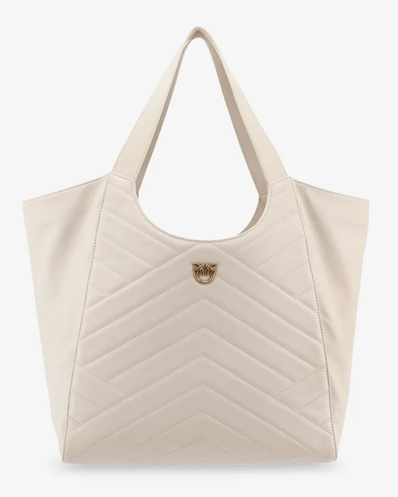 Pinko Quilted leather shoulder bag -  - gender_Woman White