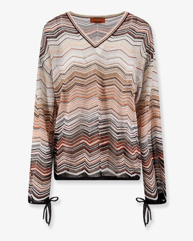 Missoni Multicolor viscose and metallic fiber sweater -  - gender_Woman Multicolor