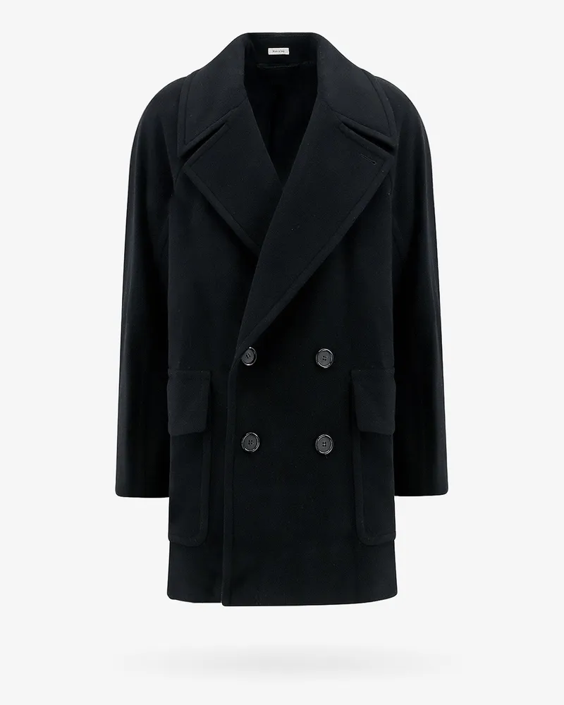 Alexander McQueen Wool and cashmere coat -  - gender_Man Black