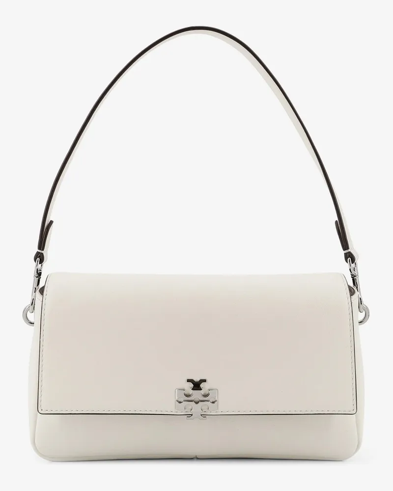 Tory Burch Charlie leather shoulder bag -  - gender_Woman White