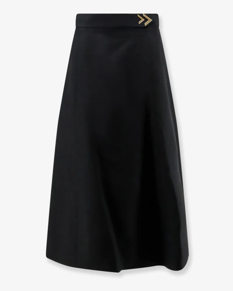 Valentino Garavani Crepe Couture midi skirt -  - gender_Woman Black