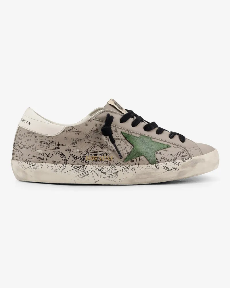 Golden Goose Super Star Classic with List leather sneakers -  - gender_Man Grey