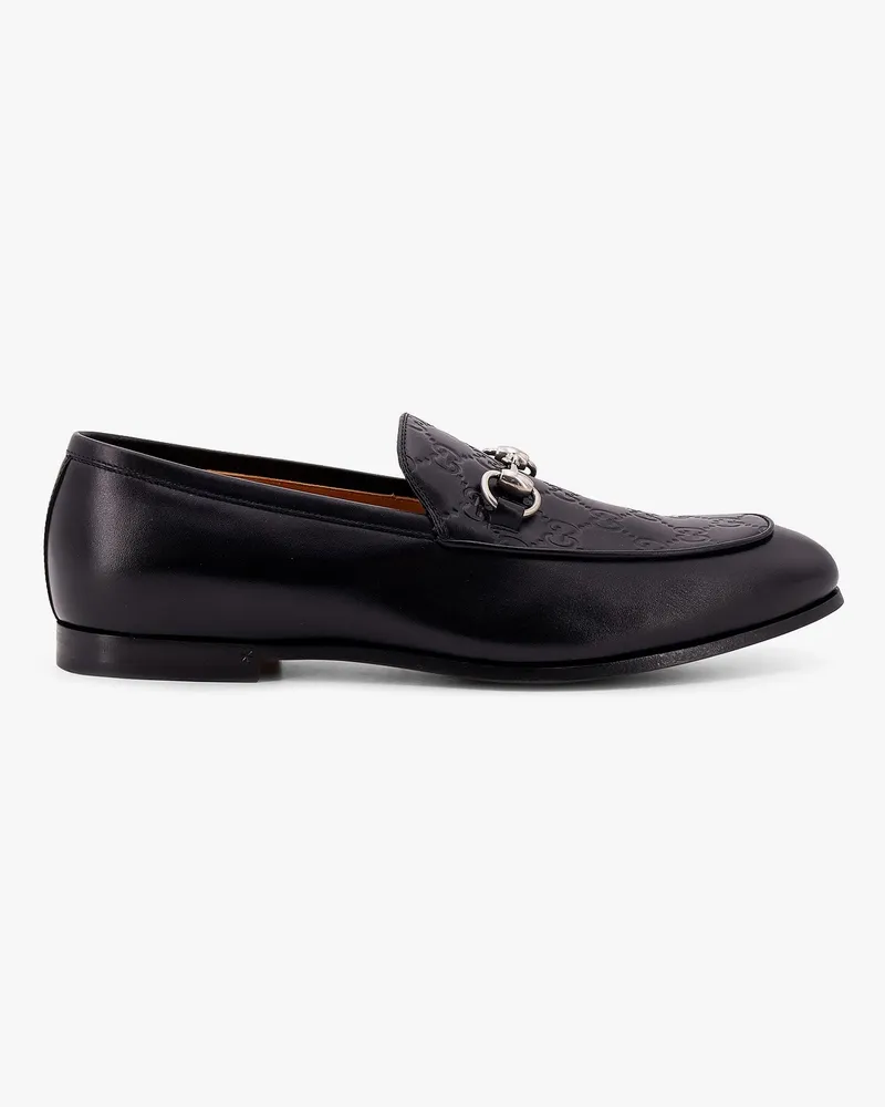 Gucci Leather loafer with iconic frontal horsebit -  - gender_Man Black
