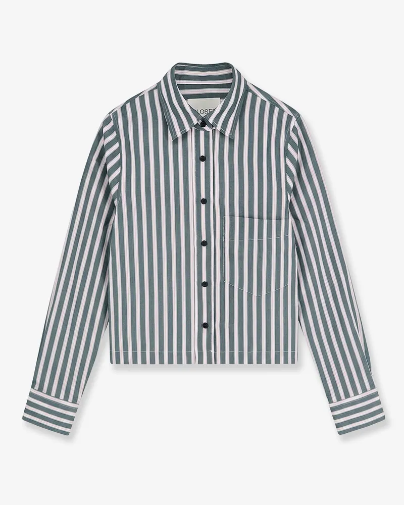 Closed Classic Cropped Shirt -  - gender_Woman Green