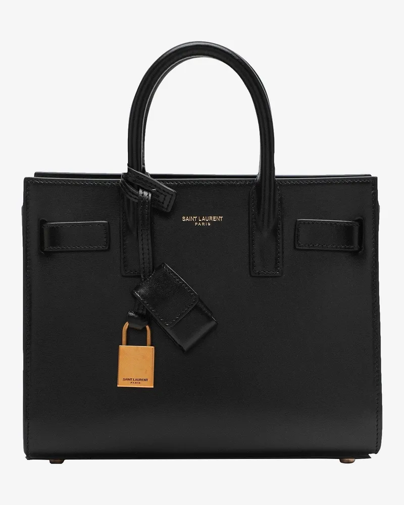 Saint Laurent Sac de Jour Nano leather crossbody -  - gender_Woman Black