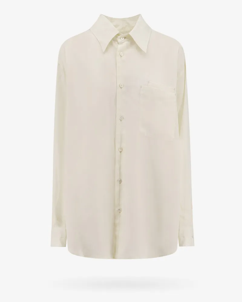 Christophe Lemaire Lyocell oversize shirt -  - gender_Woman White