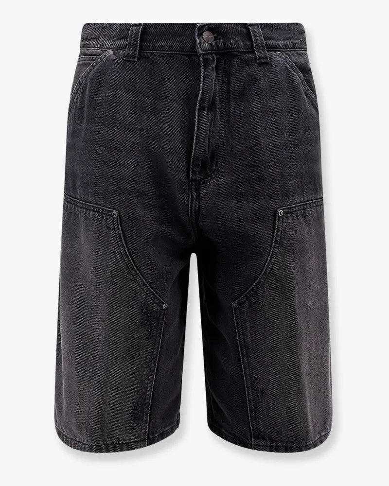 Carhartt WIP Aden Bradenton denim bermuda shorts -  - gender_Man Black