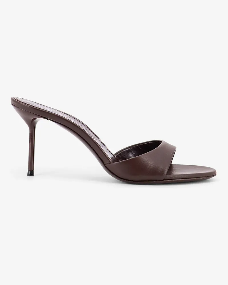 Paris Texas Lidia Mule 70 leather heel sandals -  - gender_Woman Brown