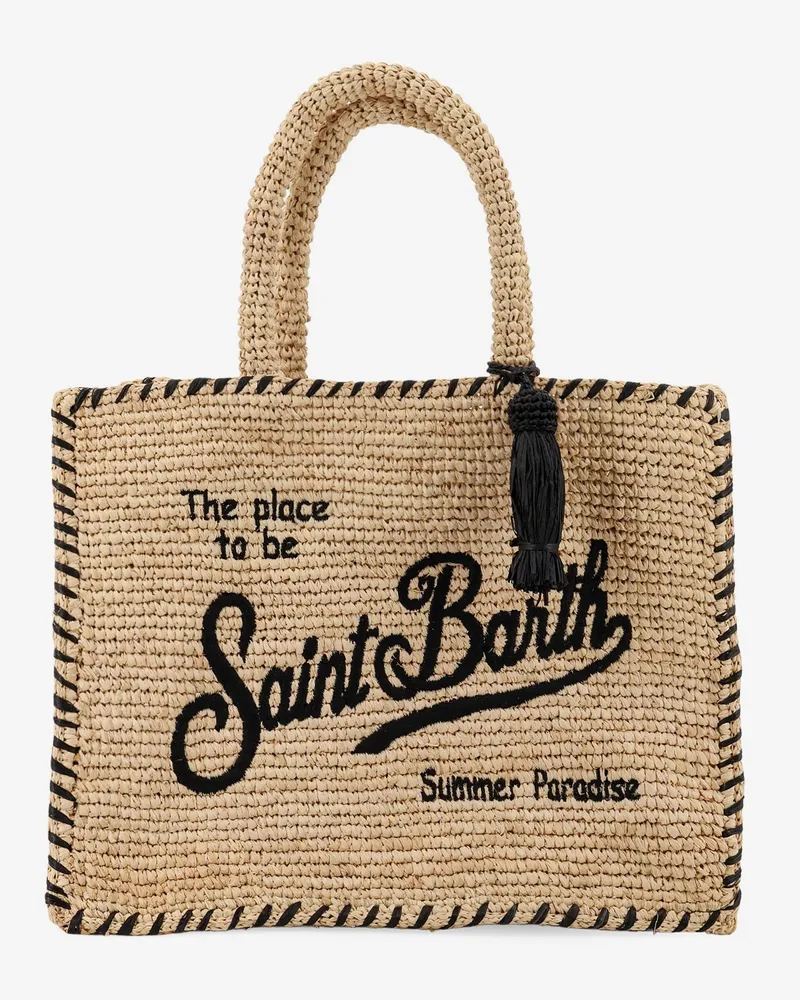 MC2 Saint Barth Colette Raffia Handbag -  - gender_Woman Beige