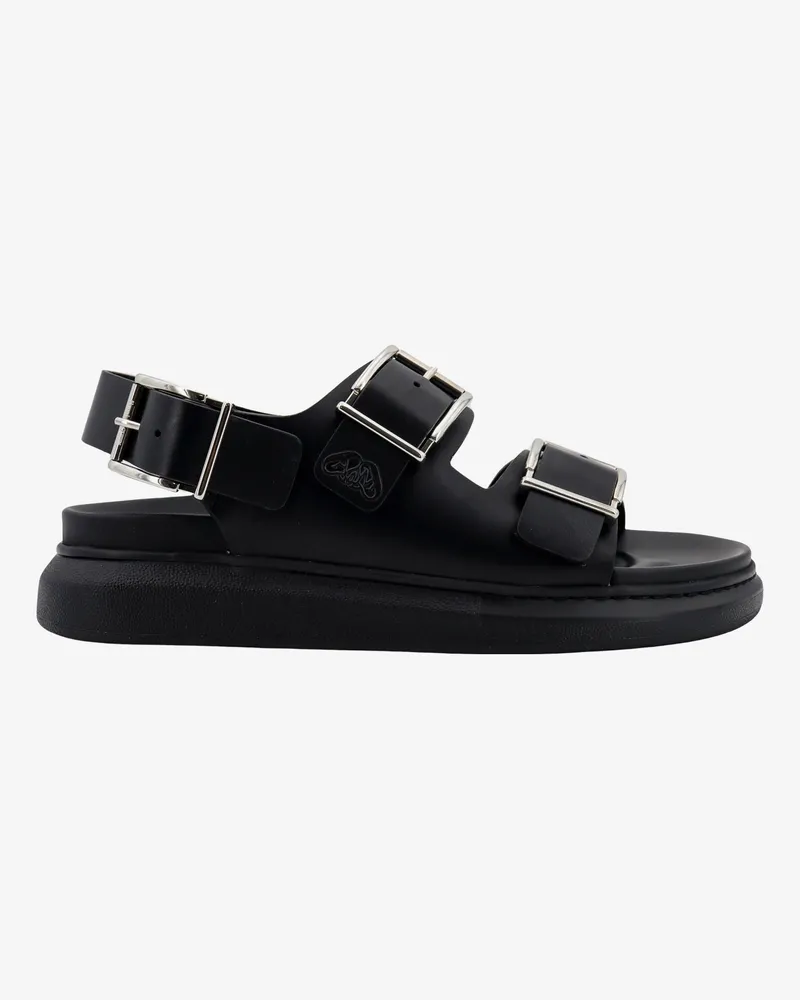 Alexander McQueen Leather sandals -  - gender_Man Black