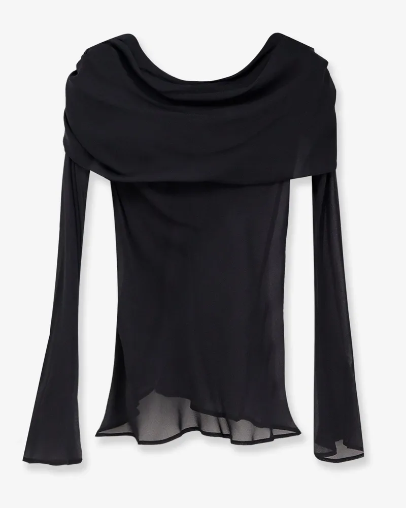 Semicouture Aquilina georgette shirt -  - gender_Woman Grey