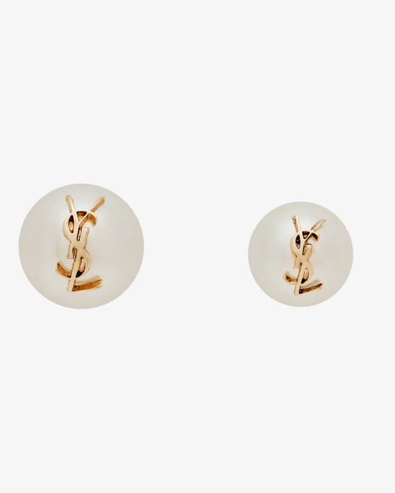 Saint Laurent Orecchini asimmetrici con dettaglio Cassandre -  - gender_Woman 