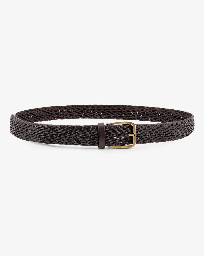 Brunello Cucinelli Braided leather belt -  - gender_Man 