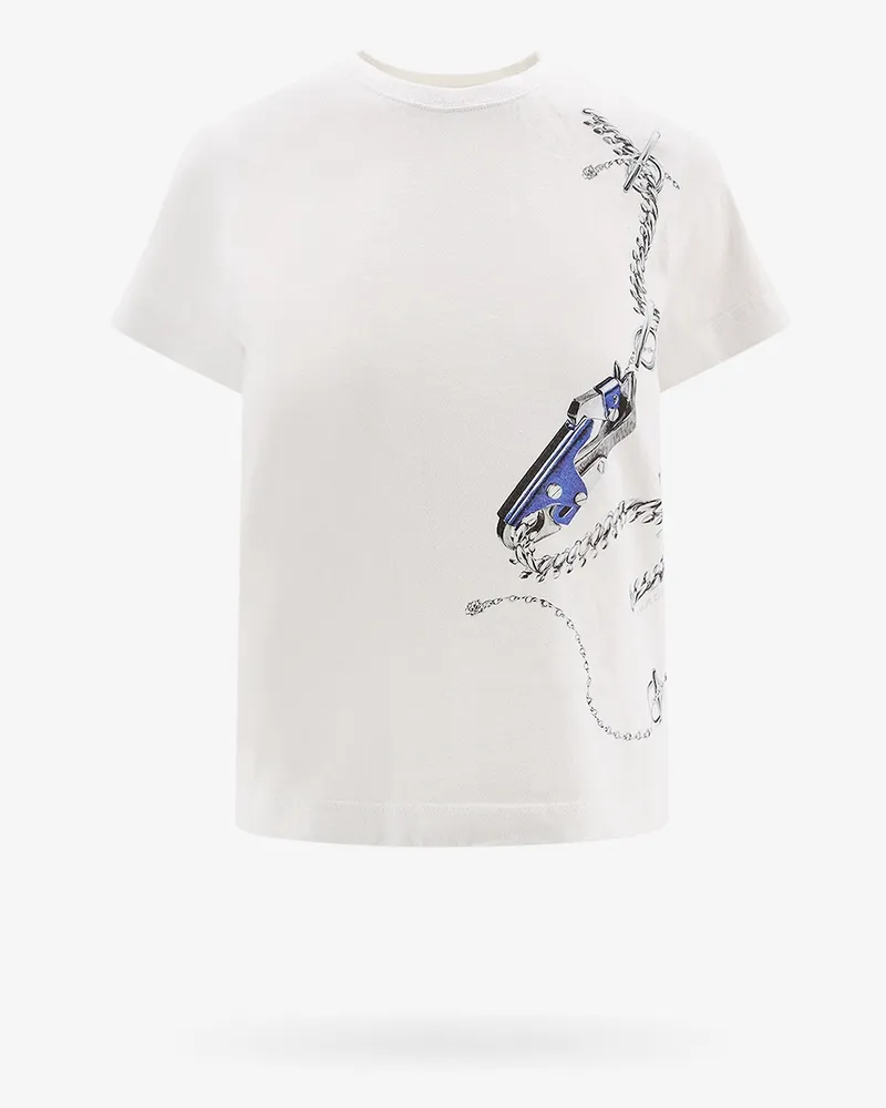 Burberry Cotton t-shirt with frontal logo -  - gender_Woman White