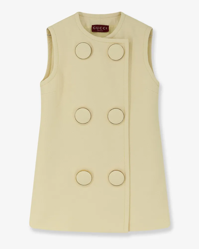 Gucci Viscose vest with maxi buttons -  - gender_Woman Viscose